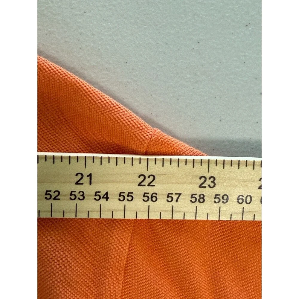 Polo Ralph Lauren Polo Shirt Mens 2XLT Tall Orange Short Sleeve Pony Logo